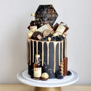 Whisky & Chocolate Drip Cake V2