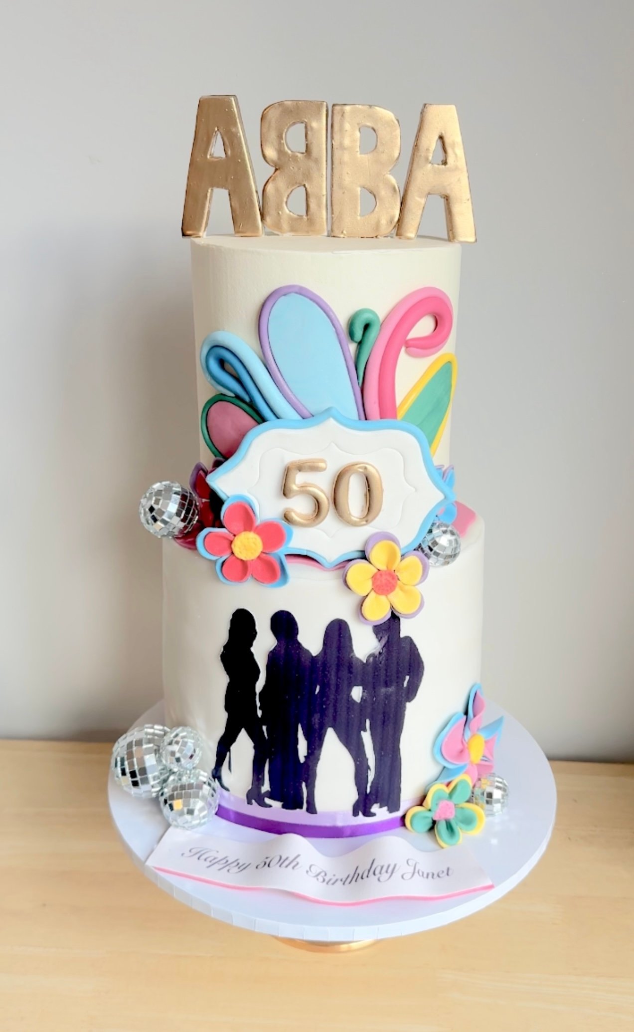 ABBA Disco Cake