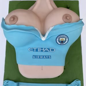 Risqué Football Cake