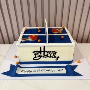 Table Tennis Champion Cake
