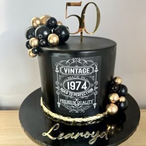 Vintage Aged to Perfection Cake V1