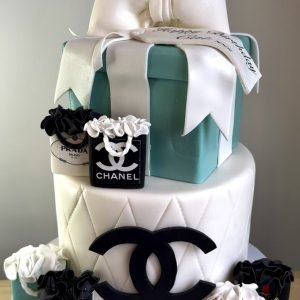 Luxury Designer Gift Box Cake