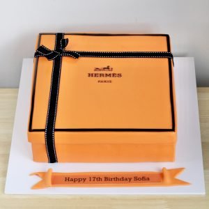 Hermes Gift Box Cake V2