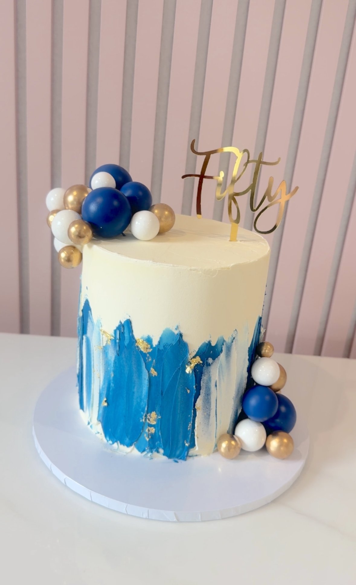 Blue Elegance Cake V1 - Image 2