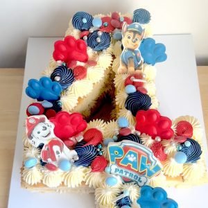 Paw Patrol Number Cake