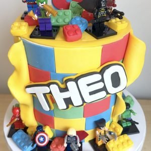 Lego Superhero Cake