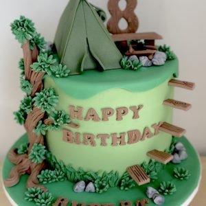 Camping Adventure Cake