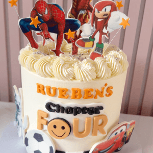Superhero & Characters Cake