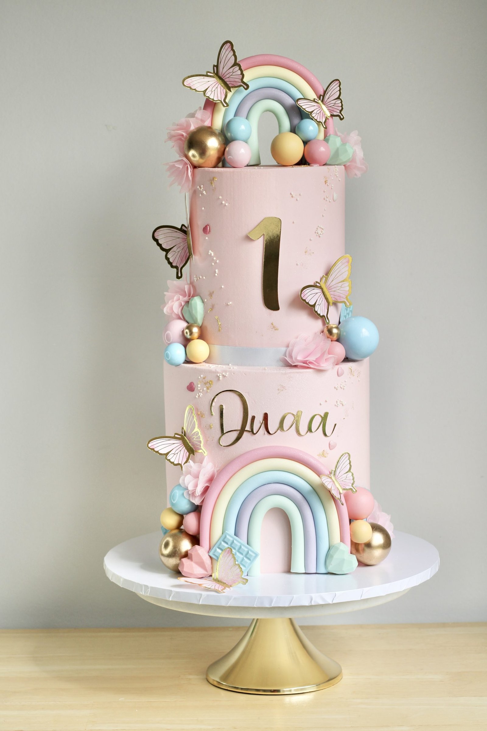 Butterfly Rainbow Cake V1