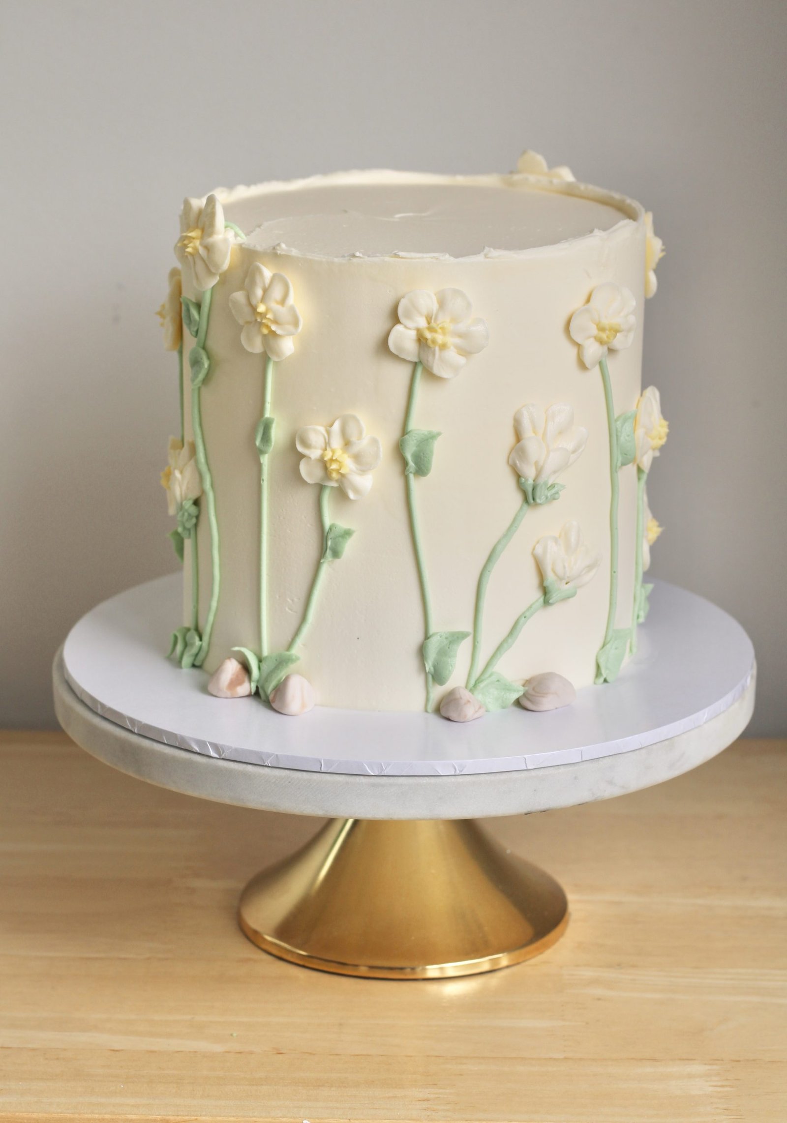 Wildflower Elegance Cake