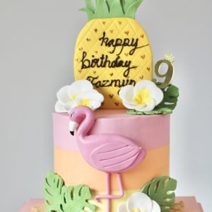 Tropical Flamingo Cake