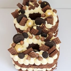 Indulgent Chocolate Number Cake