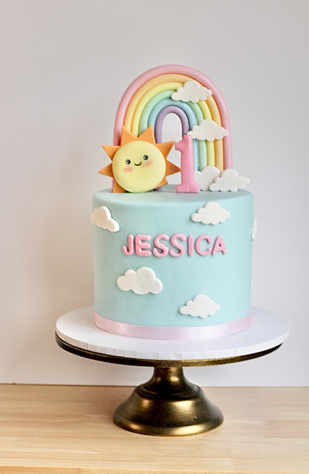 Sunshine & Rainbow Cake V1