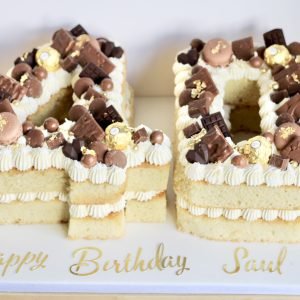 Chocolate Indulgence Number Cake