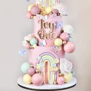 Butterfly Rainbow Cake V2