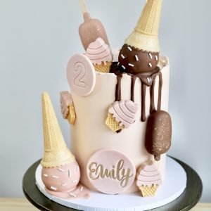 Ice Cream Drip Cake