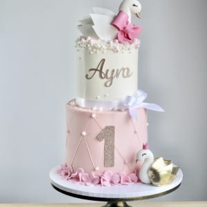 Swan Princess Cake