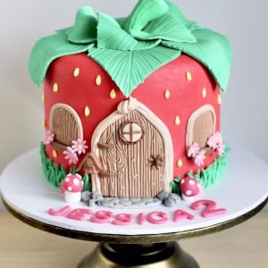 Strawberry Cottage Cake