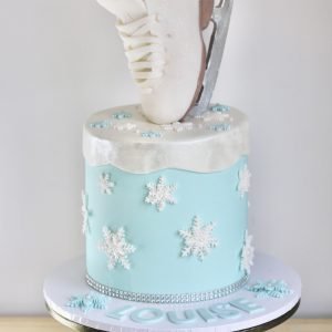 Ice Skating Cake