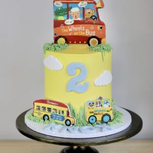 Wheels on the Bus Cake