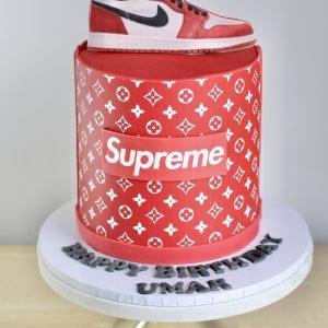 Supreme Sneaker Cake