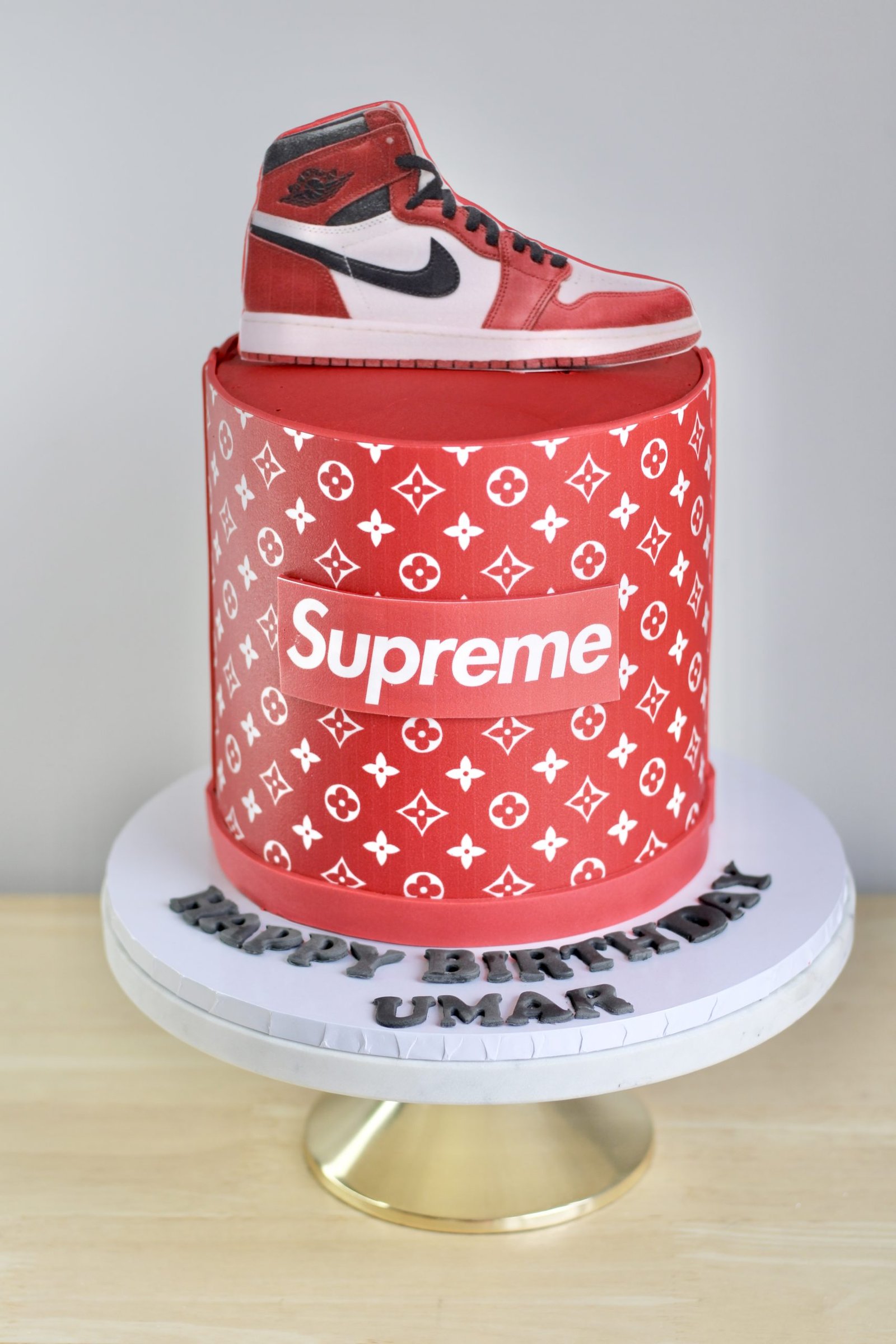 Supreme Sneaker Cake
