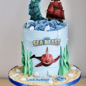 Sea Beast Adventure Cake