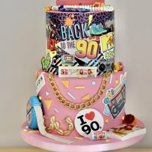 Back To The 90's Cake
