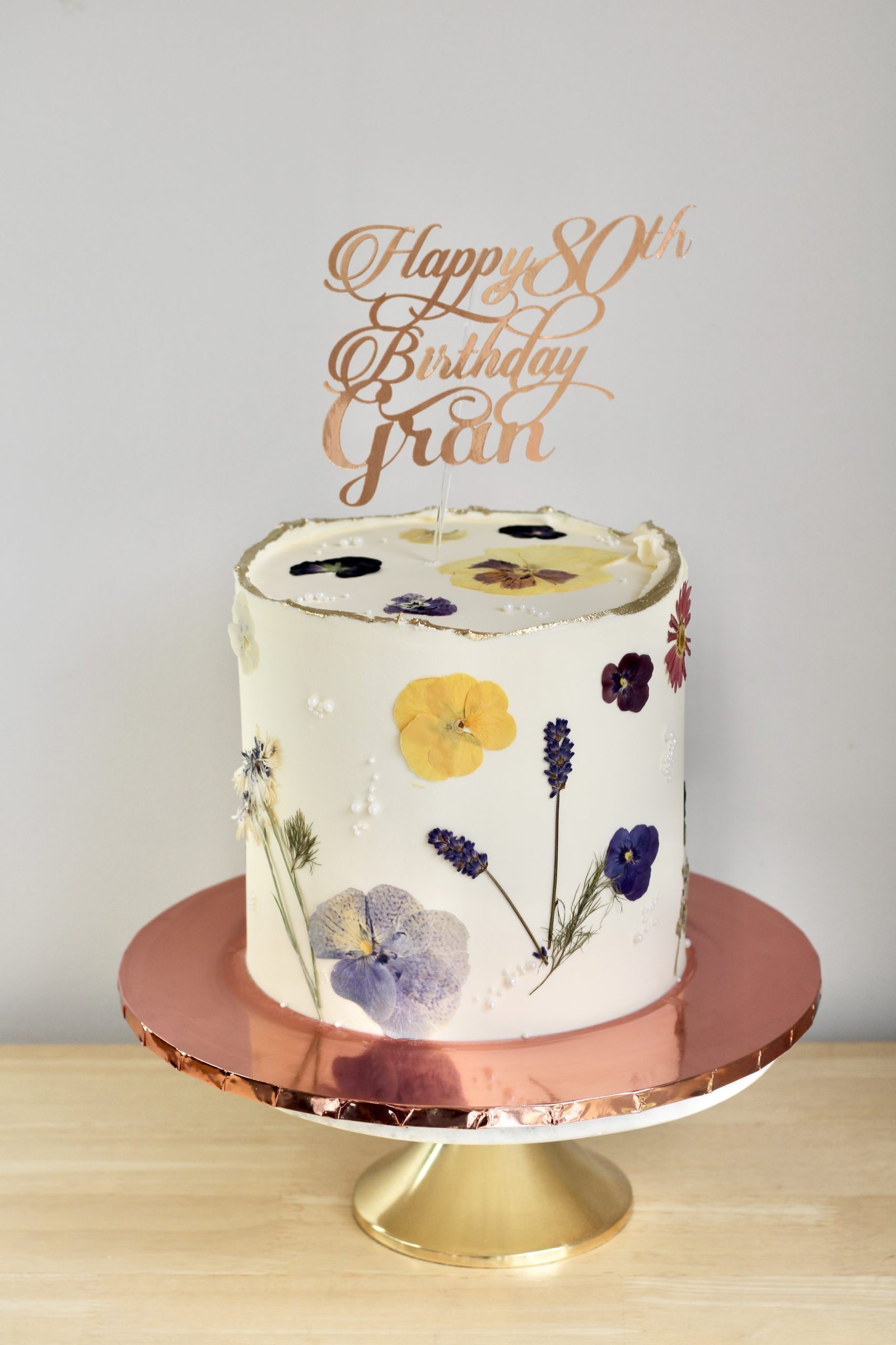 Botanical Bloom Cake