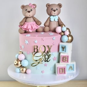 Gender Reveal Cake V1