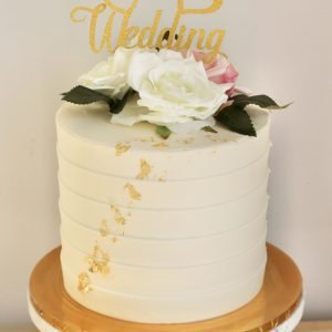 Golden Wedding Anniversary Cake V3
