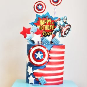 Captain America Cake V1