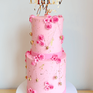 Pink Petal Elegance Cake