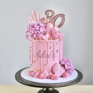 Pink Luxe Bloom Cake