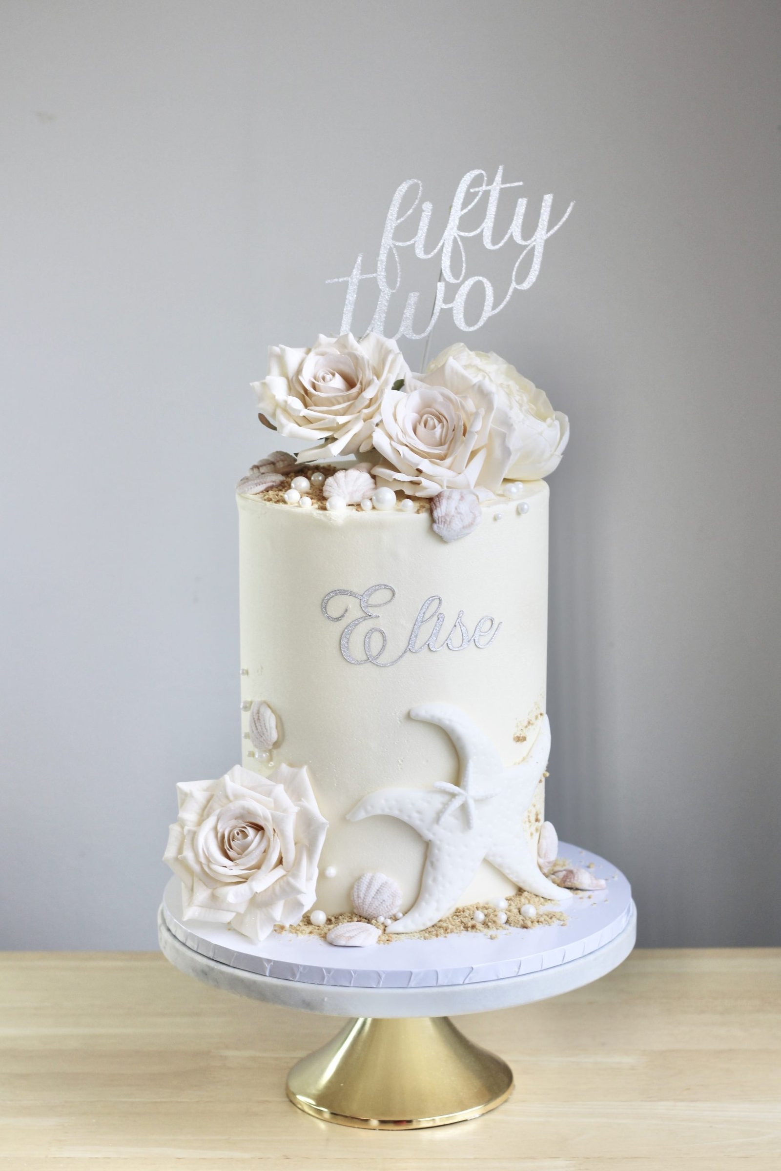 Coastal Elegance Cake