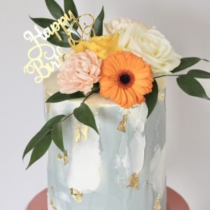 Golden Bloom Cake