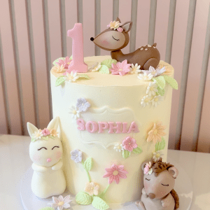 Woodland Animals Cake V1