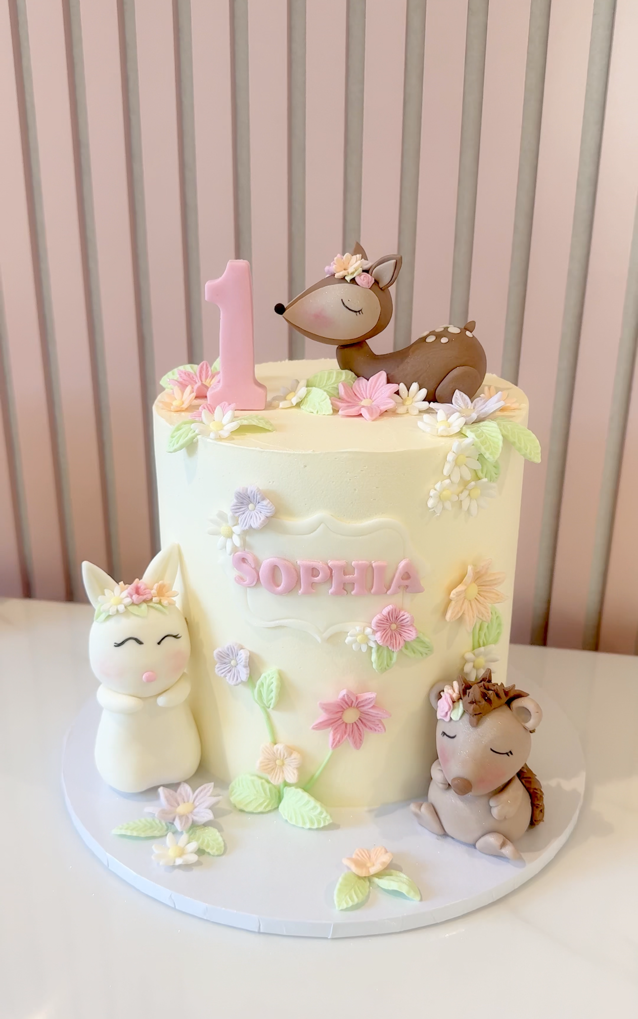Woodland Animals Cake V1