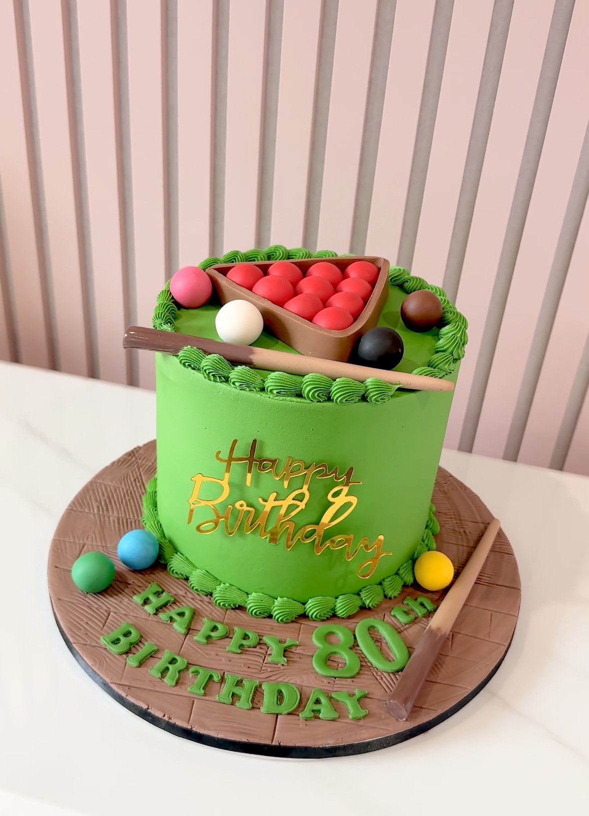Snooker Cake