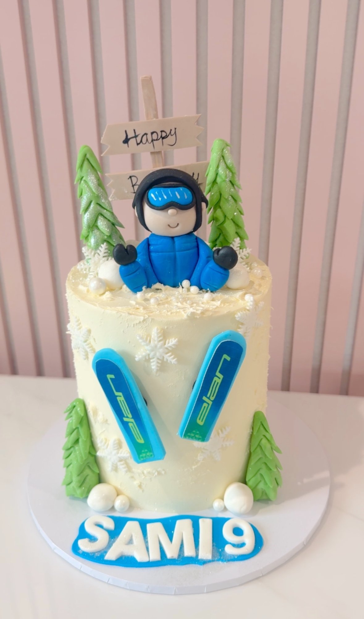 Ski Cake