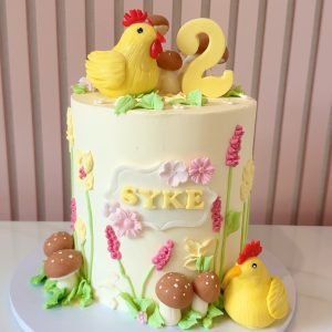 Springtime Chicken Cake