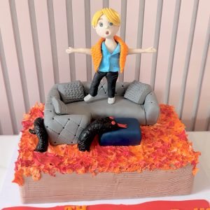 The Floor is Lava Cake