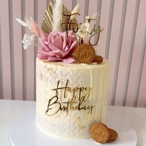 Biscoff & Blooms Cake
