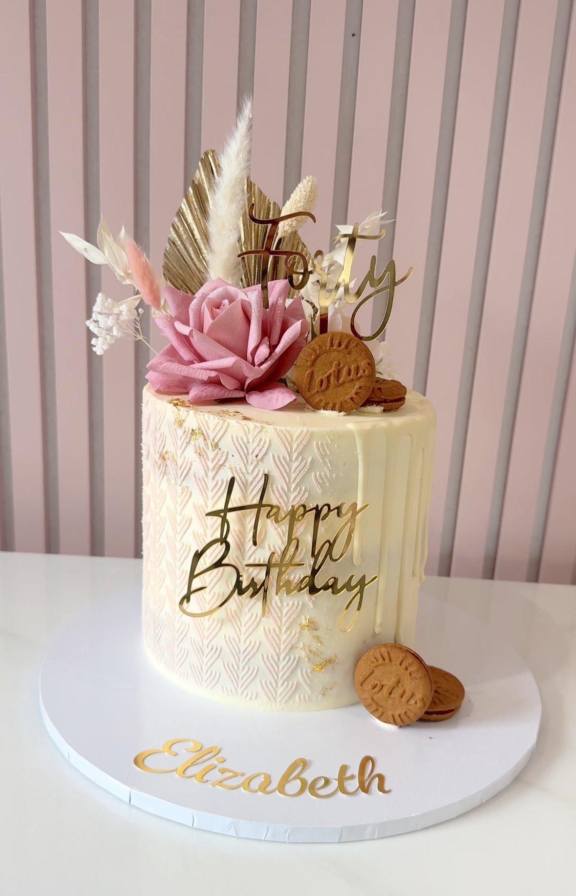 Biscoff & Blooms Cake