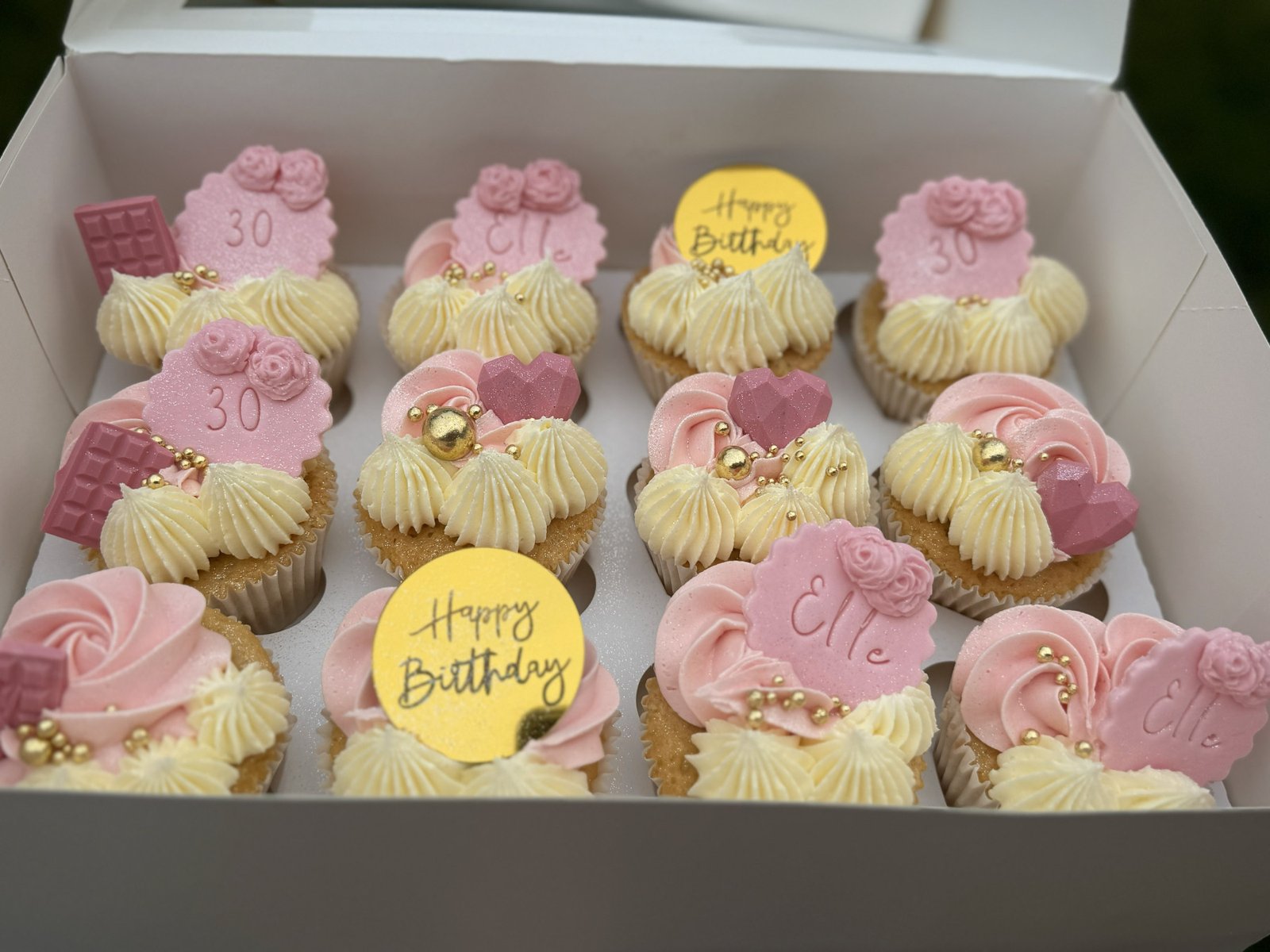 Luxury Pink Cupcakes