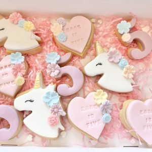 Unicorn Iced Biscuits