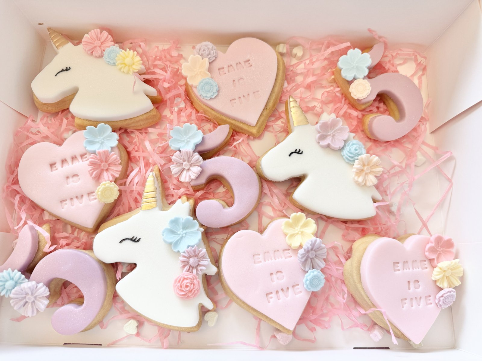 Unicorn Iced Biscuits