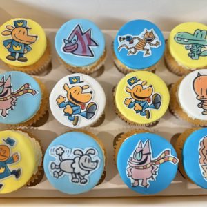 Dog Man Cupcakes
