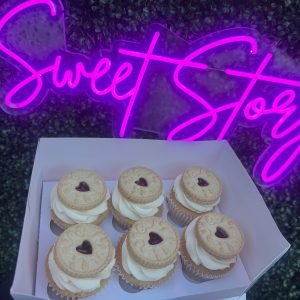 Jammie Dodger Cupcakes