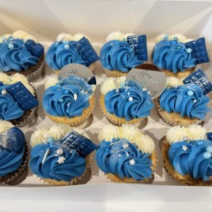 Blue Chocolate Cupcakes